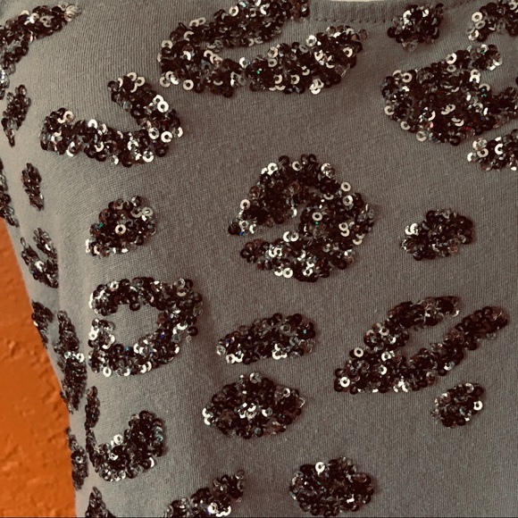 🎉BOGO🎉Express Leopard Sequins Racerback Tank - Picture 4 of 8